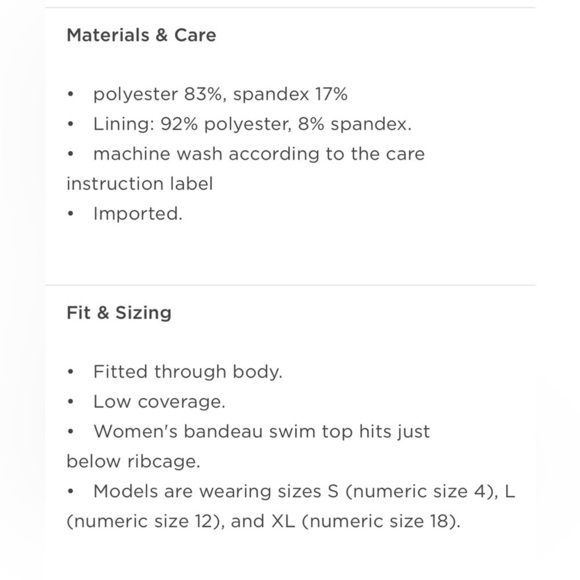 New bandeau swim top from old navy - Picture 5 of 10